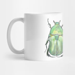 Leaf and beetle Mug